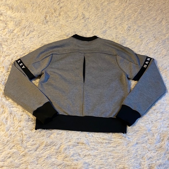 Oakley V-neck Zip Up Bomber Jacket - Picture 7 of 11